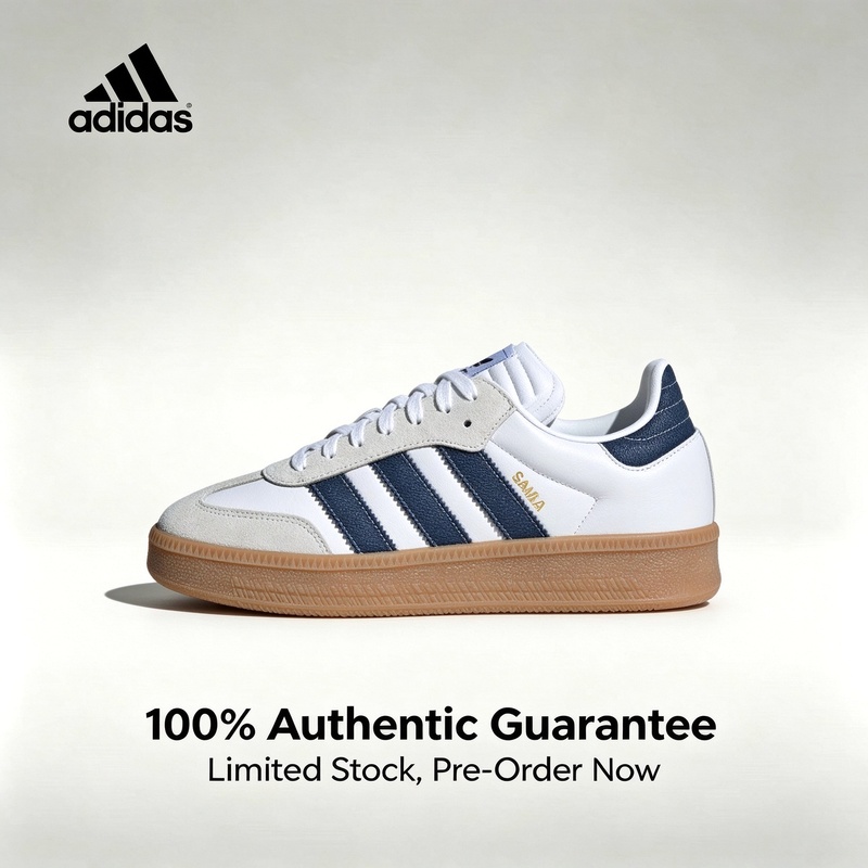 Adidas Shoes Samba - อาดิดาส ออริจินัลส์ แซมบ้า XLG รองเท้าผ้าใบเทรนนิ่งสไตล์คลาสสิกย้อนยุค ใส่ได้ทั้งชายและหญิง